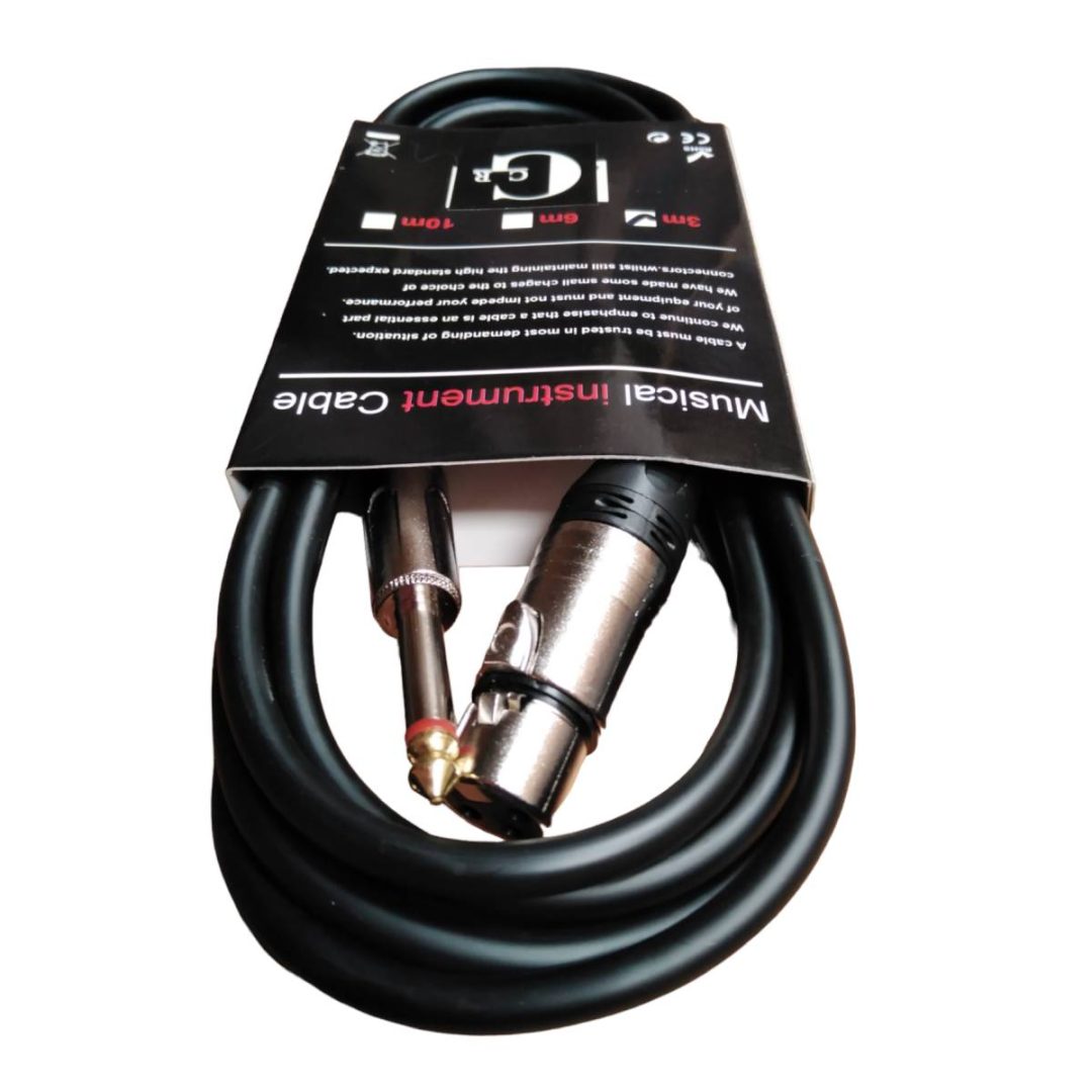 Cable XLR-Plug 3 mts. - Imagen 2
